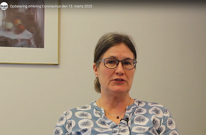 Video: Opdatering fra Tina Christensen om Coronavirus