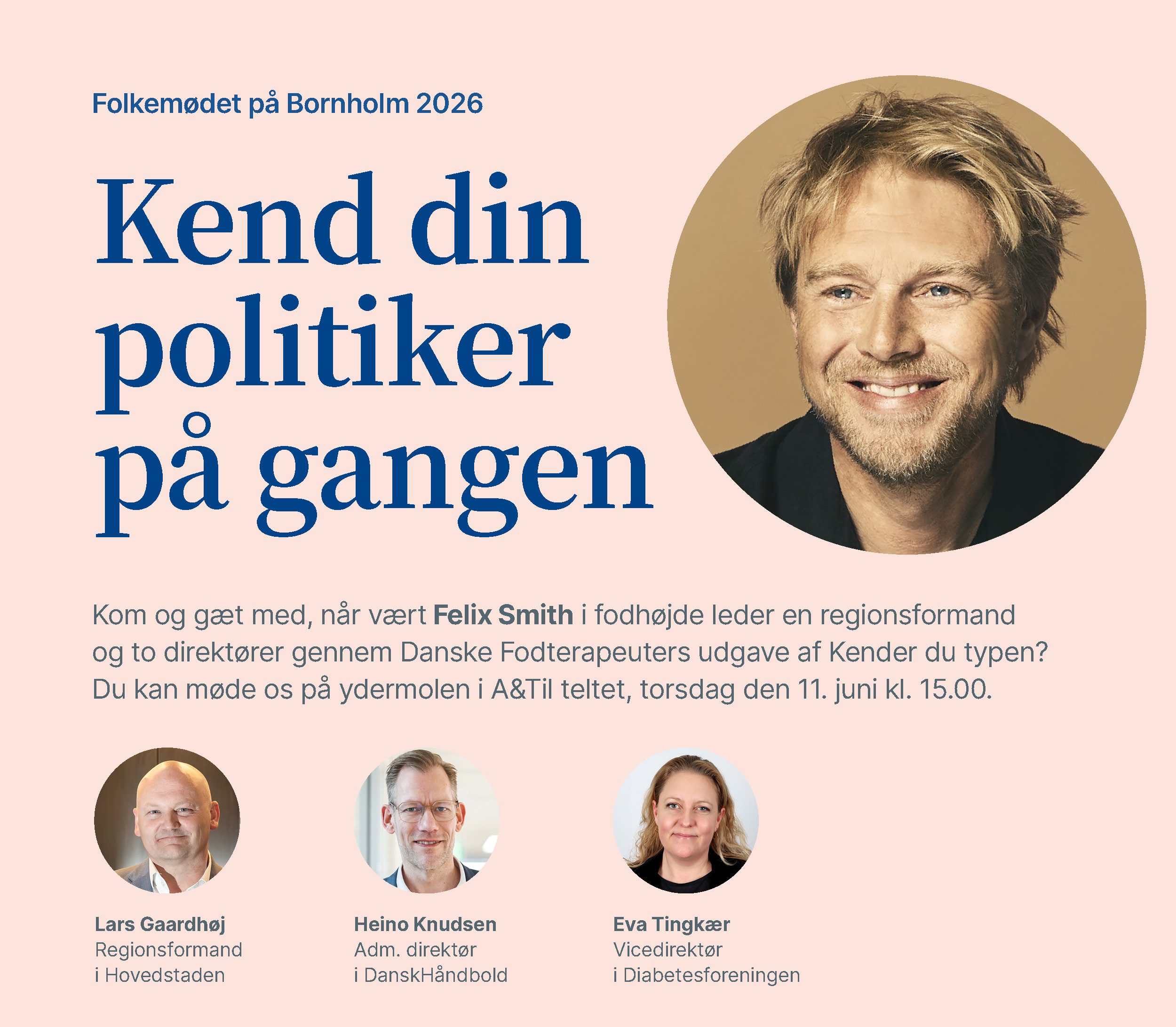 Mød Danske Fodterapeuter på Folkemødet